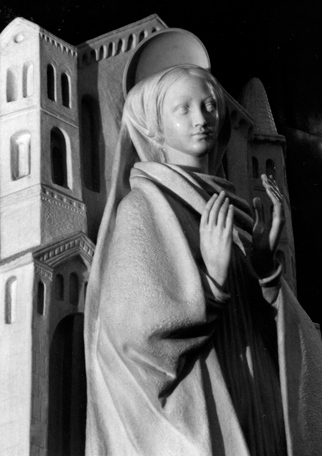 Mary, Mother of the Church statue located at the Generalate in Rome, photographer: Hildegard Poletty