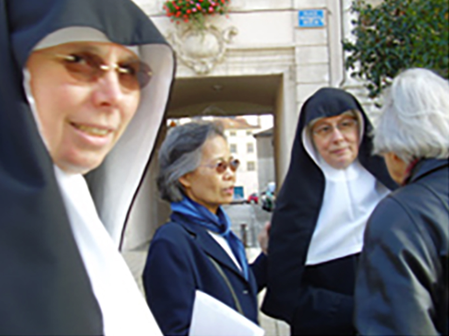 Representatives from the School Sisters of Notre Dame met in 2007 for the anniversary of Blessed Alix Le Clerc. 