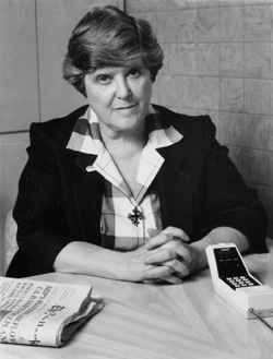 On October 7, 1984, Margaret Ellen Traxler, SSND, joined 80 women and men in signing an ad in the New York Times asking for dialogue within the church regarding abortion.